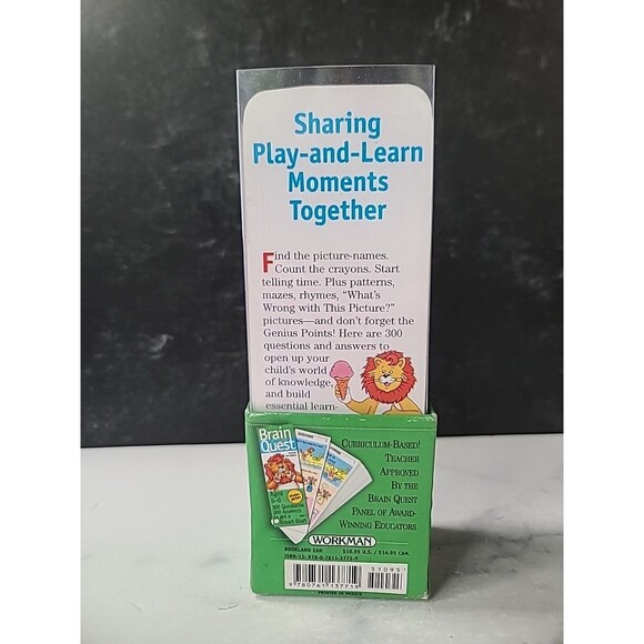 Brain Quest Ages 5-6 Kindergarten Set of Cards 300 Questions Answers 3rd Edition - Picture 7 of 10